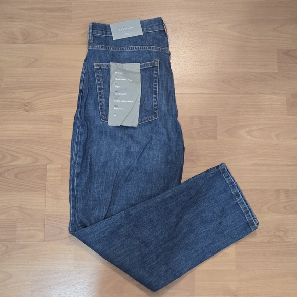 Everlane Denim - Everlane The Cheeky Jean | Women's Straight Leg Jeans - Blue
